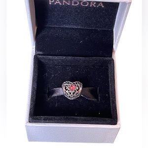 Pandora Heart Birthstone - pink